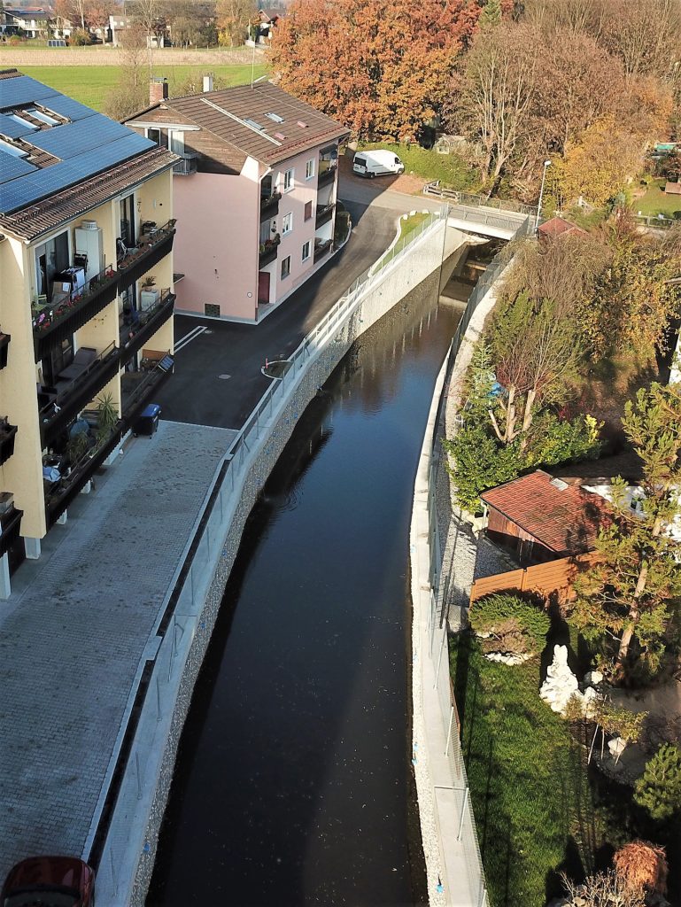 Ausbau Herderbach in Rosenheim