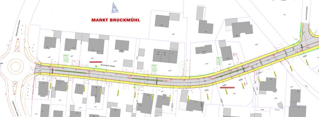 Ausbau der Bruckmühler Str. in Bruckmühl